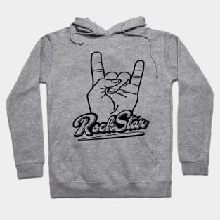 'Rock n Roll Rock Star' Awesome Guitar Gift Hoodie